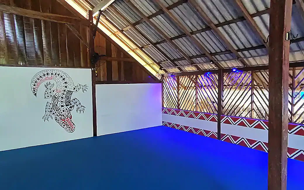 Die Oca Valhalla mit dem charakteristischen blauen Boden